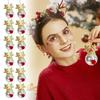 12pcs Deer Antler Disco Balls Disco Ball Party Decorations Disco Ball Pendant Accessories Suitable for Christmas Ball Decoration