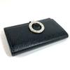 BVLGARI 6-row logo 6-piece key BVLGARI BVLGARI logo  Key Case Leather Black