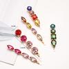 New Multicolor Crystal Fashion Hairpins Women Girls Hair Clips Bobby Pin Accessories Hairgrip Hairclip Headwear Barrette
