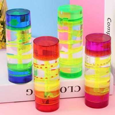 Sollievo dallo stress compatto 3D a forma di clessidra a olio unica