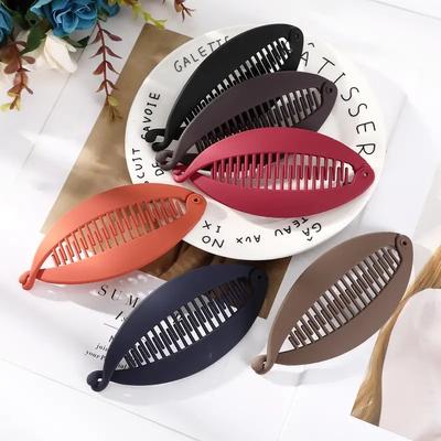 Woman's Banana Hair Clips Twisted Clips Hair Clips Hairpins