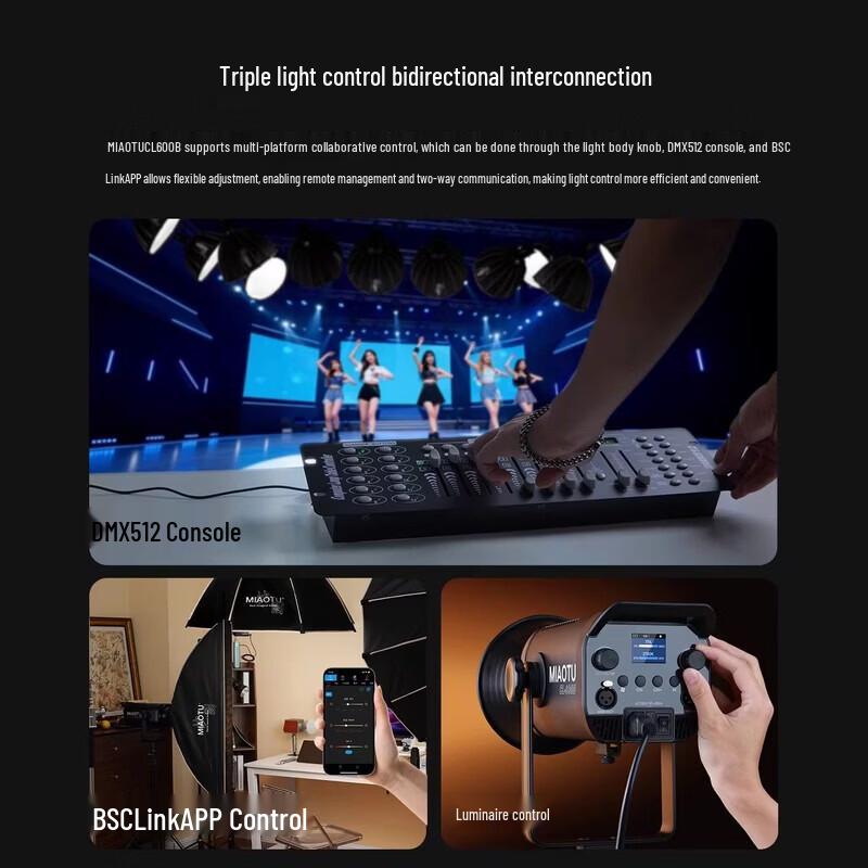 Miaotu CL600B Bi-Color LED Studio Light