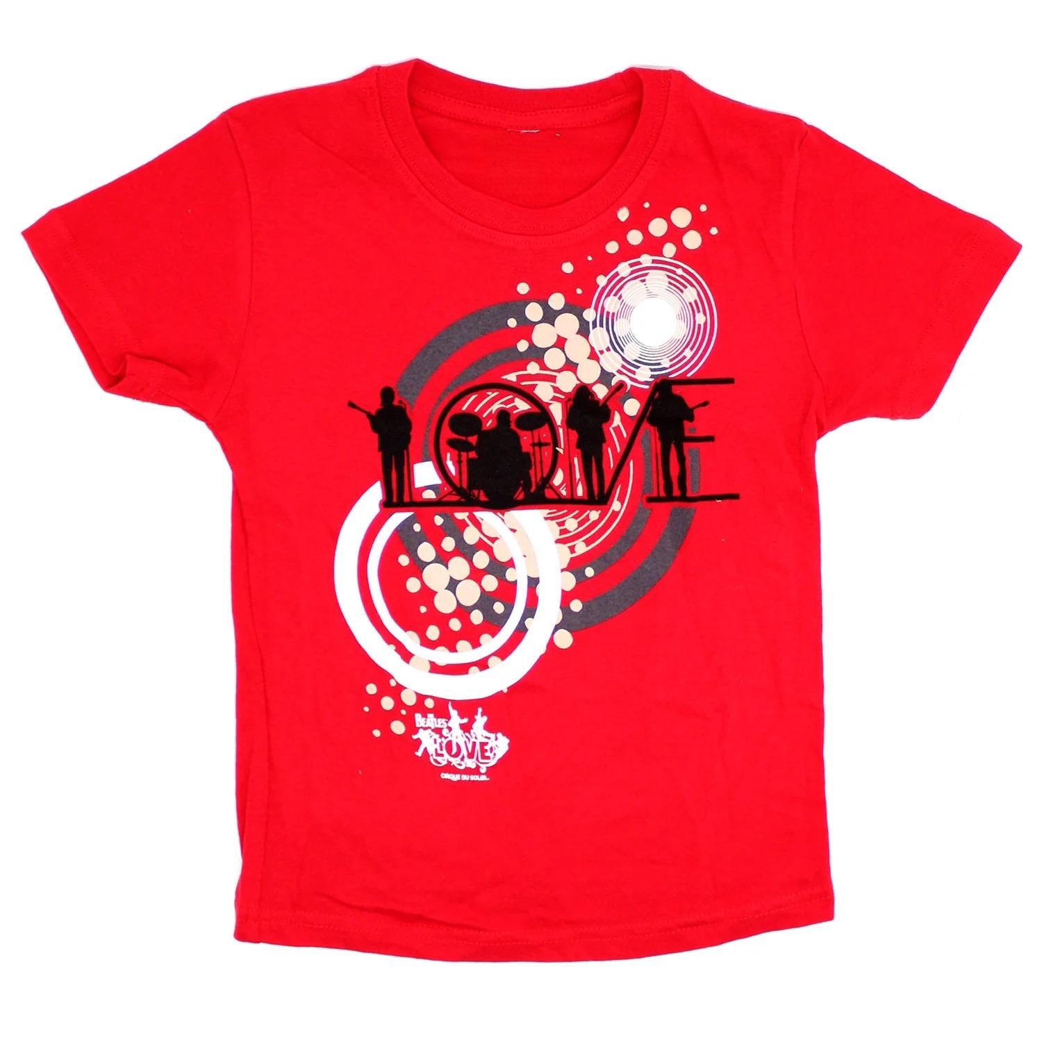 Beatles Silhouettes Cirque Du Soleil Red T-Shirt T-shirt High-end Luxury Is for Both Men and Women Top Y2k 2026 Summer 4XL