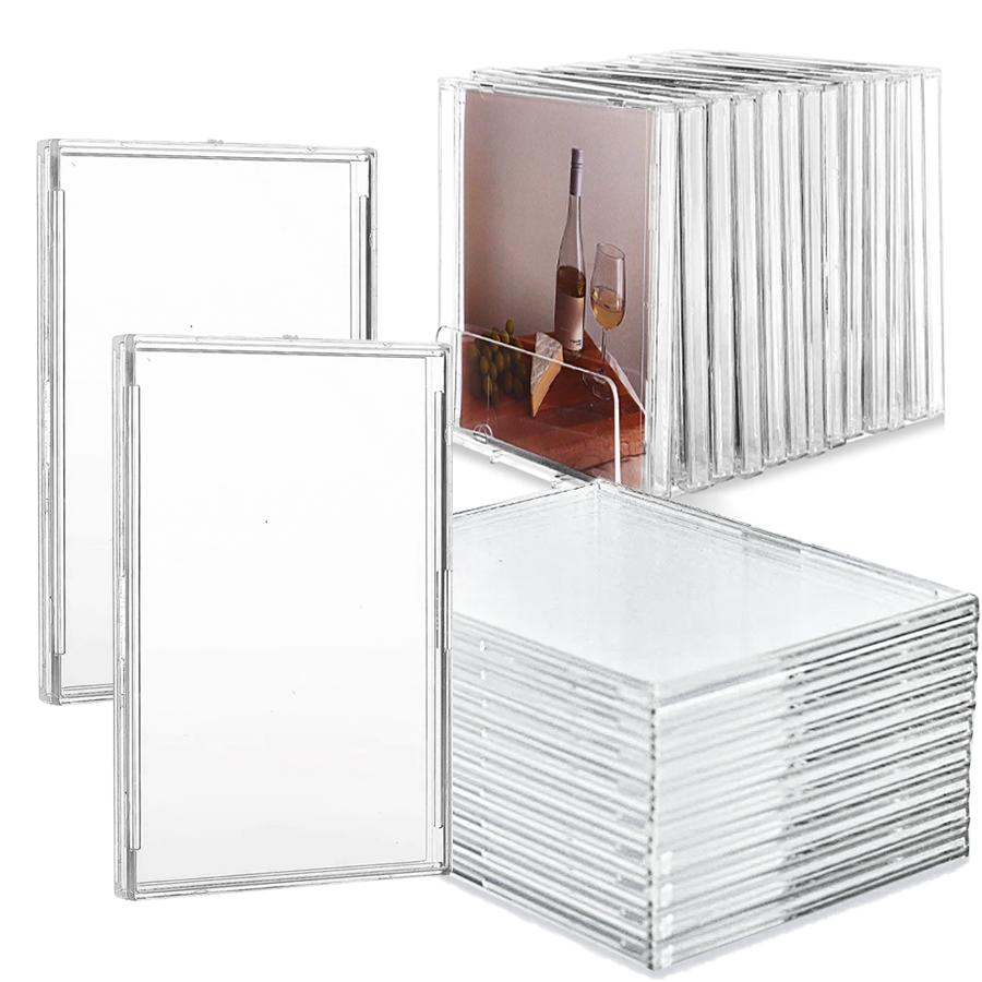 6/12pcs High-transparency Shell Card Case Acrylic Card Cover Idol Photo & Game Card Polaroid Photo Laminated Decoration XJM