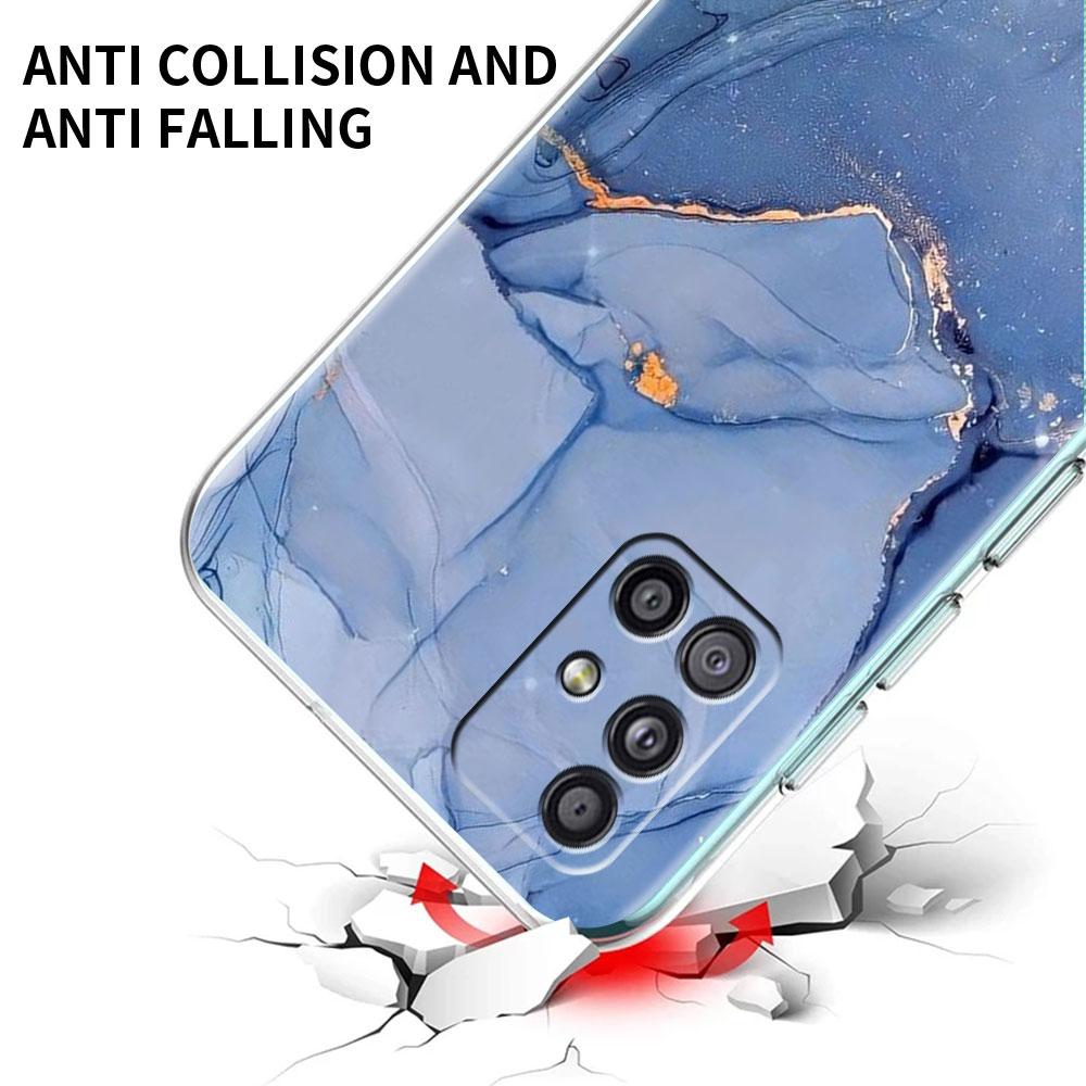Marble Pattern Luxury Cool Clear Case For Samsung Galaxy A52 A12 A51 A32 A21s A71 A32 A22 A50 A70 A31 A72 5G Phone Cover