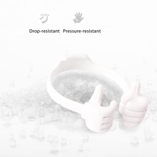 6Pcs Adjustable Thumb Mobile Phone Holder Portable Lightweight Universal Thumbs Shape Desk Tablets Cellphone Stand Home Office Decoration