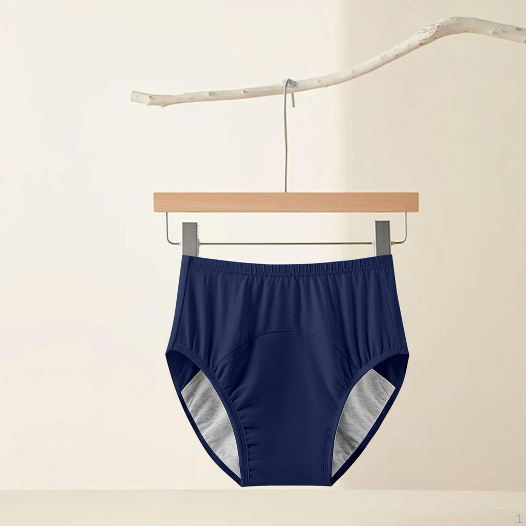 Adult Cloth Diaper Breathable Incontinence Underwear Elastic Waist Leakproof Underpants for Women