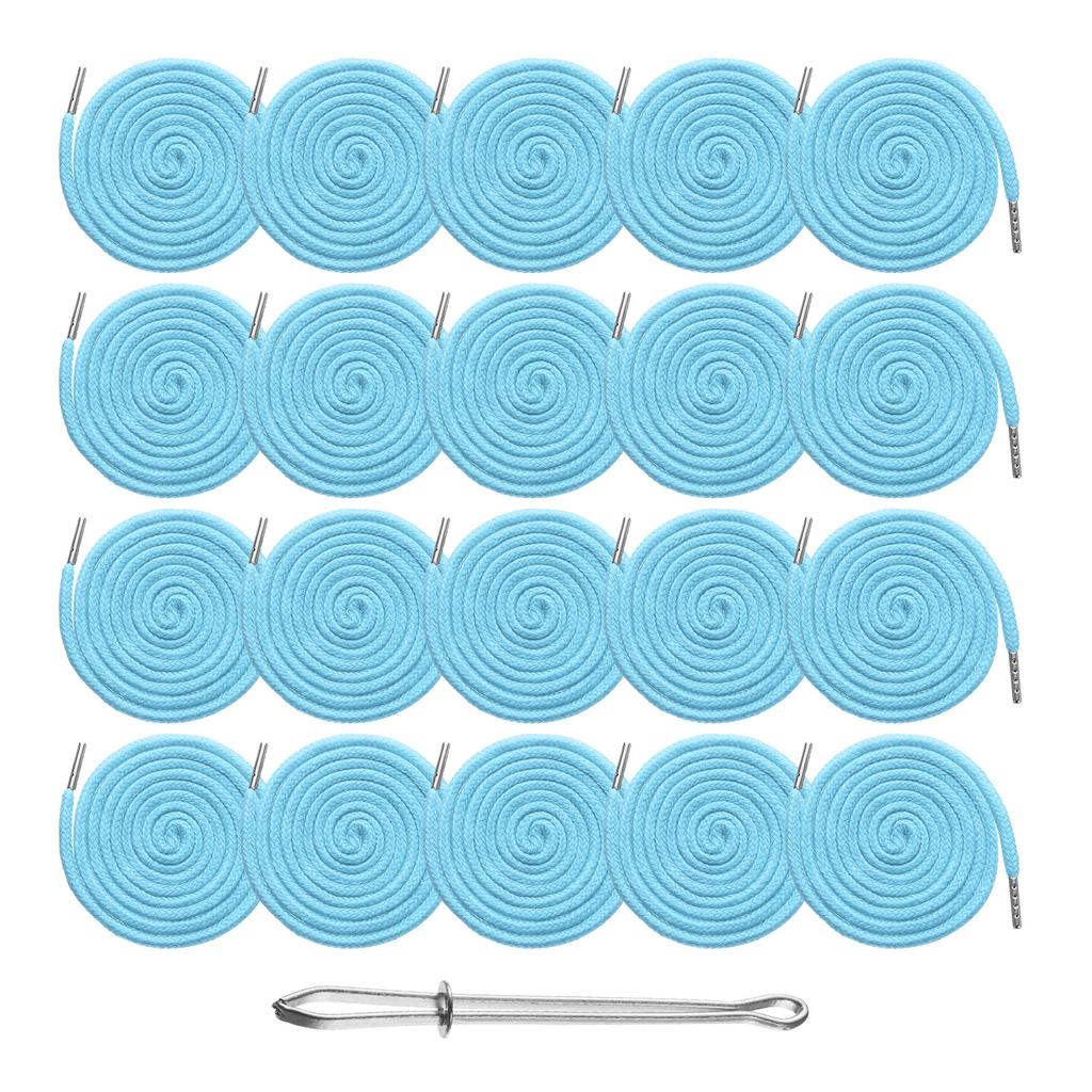 Uxcell 20pcs Trouser Waist Drawstring for Women Men Sports Pants Drawstring Cords Belt Rope String Sweater Hat Round Rope DIY