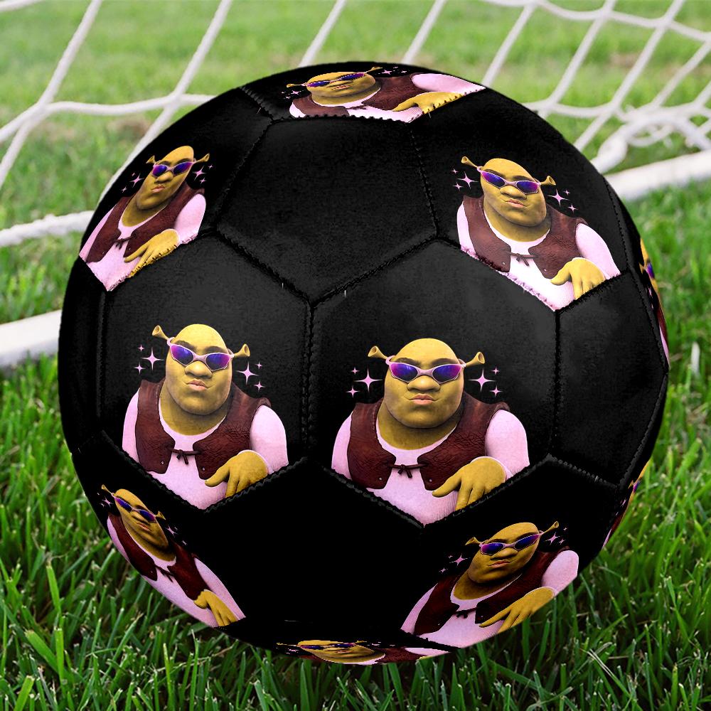 Shrek Theme Size 5 Soccer Ball, Suitable for Both Indoor and Outdoor Matches, a Gift Suitable for Everyone.