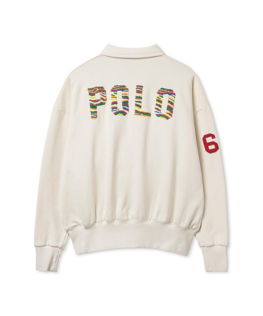 POLO RALPH LAUREN W Logo French Terry Pullover - Natural