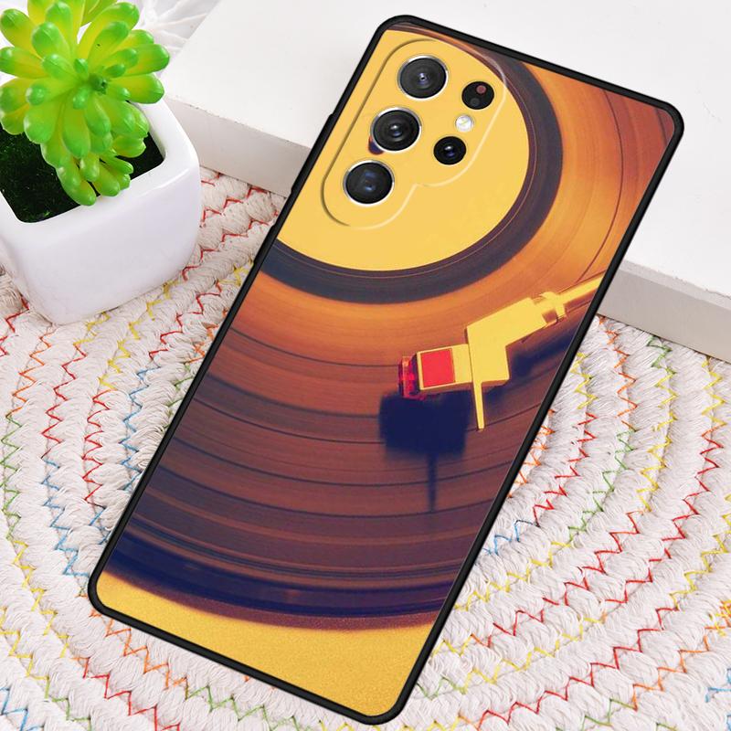 Vinyl Record Original TPU Phone Case For Samsung Galaxy Note 10 Pro S26 S25 S24 S23 S22 Ultra Plus S21 FE S20 Shockproof Cover