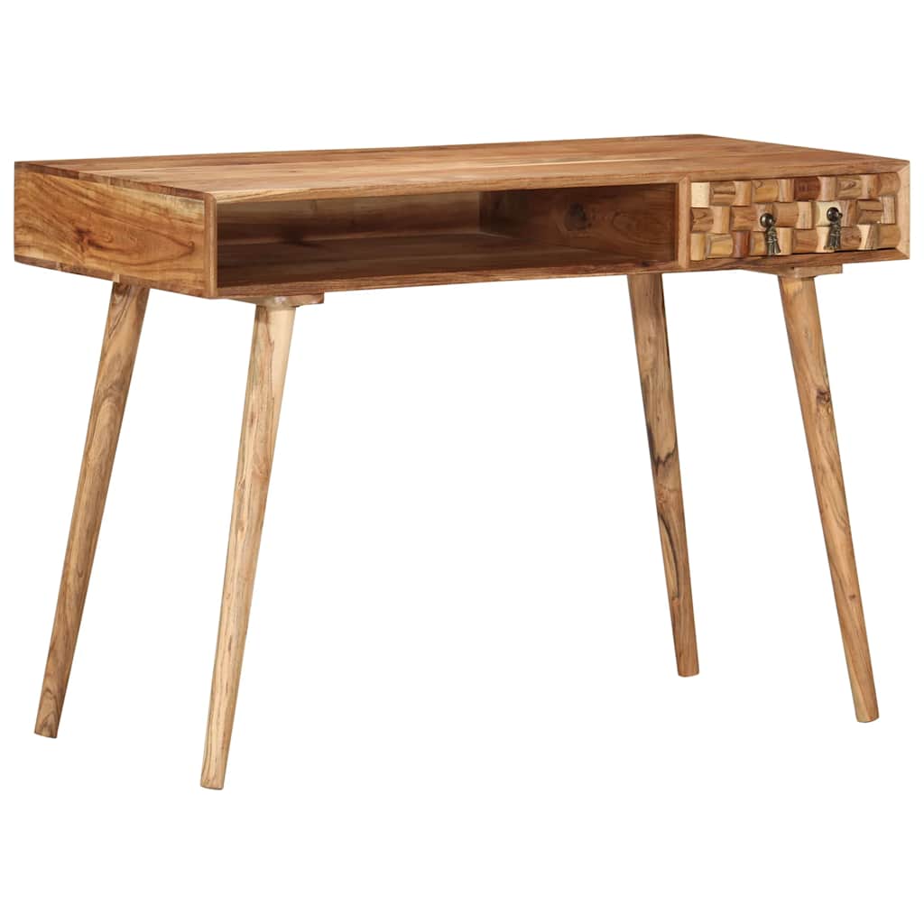 Desk 110 x 50 x 76 cm Solid Acacia Wood