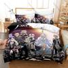 Strategy RPG Fire Emblem Full Printed 3PCS Bedding Duvet Cover + 2 Pillowcases Teen Gamer Dorm Home Decoration Anime