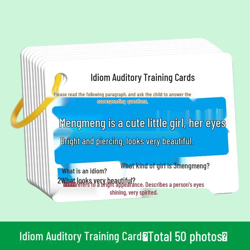 Auditory & Visual Attention Training Cards for Motor Coordination and Memory