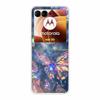 For Moto Razr 50 Case Clear Plastic Hard Painted Space Transparent Phone Covers for Motorola Razr 60 50 Coque Razr 2024 PC Cases
