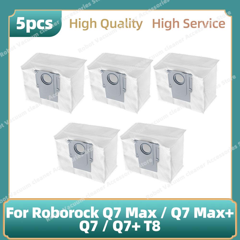 Compatible For Roborock Q7 Max / Q7 Max+ / Q7 / Q7+ T8 Parts Main Side Brush  Hepa Filter Mop Cloth Rag Dust Bag