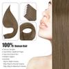 Doczepy z ludzkich włosów Seal TAPE hair Doczepy Remy Kolor Doczepy perukowe 10szt [ALISY] (16 cali, 8#)