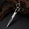 6.0" 440C Damascus Barber & Hairdressing Scissors - Straight Shears for Bangs