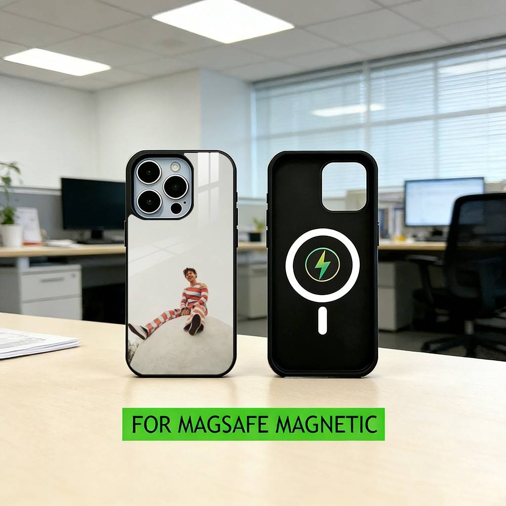 singer H-aRRy Music Styles  Phone Case For iPhone17,16,15,14,13,12,11 Plus,Pro Magnetic For Magsafe Wireless Charging