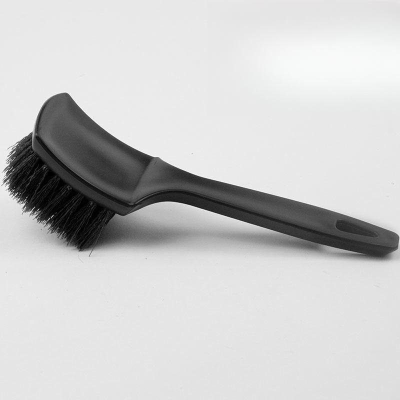 1ks Kartáč na pneumatiky Tvrdý kartáč Kartáč na krásu auta Čisticí kartáč Multifunkční Náboj kola Ráfek Podložka na nohy Látkový čisticí kartáč