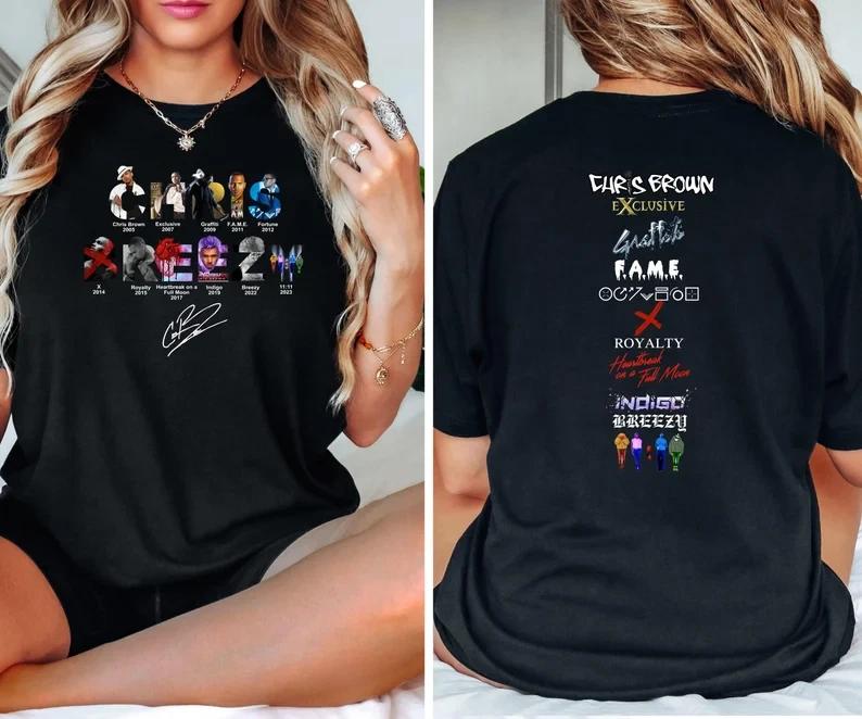 Chris Brown 11:11 Tour 2024 Vintage XL