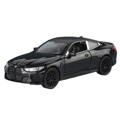 1/32 BMW M4 G82 Coupe Metalowy Model Samochodu Sportowego Odlewany Metalowy Pojazd Model Samochodu Symulacja Dźwięku i Światła Kolekcja Zabawka dla Dzieci Prezent