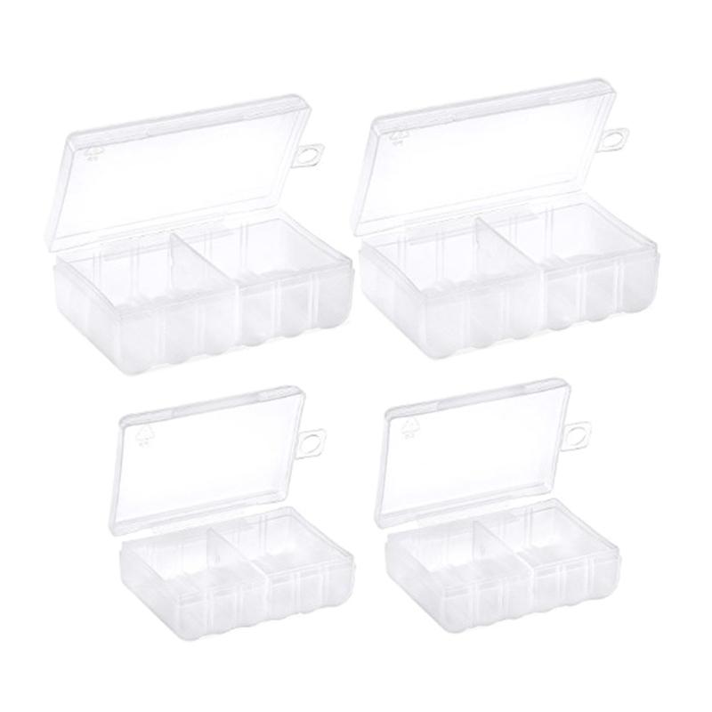 Battery Box Battery Storage Solution Battery Case Container for AA/AAA Batteries for Travel and Home Use