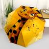 1pc Giraffe Artwork Automatic Open/Close Umbrella, Portable Folding Umbrella for Travel, Themed Events007