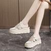 Baotou Half Slippers Women's New Thick Bottom Sandals Hollow Breathable Casual Sports Shoes Thick Bottom Outerwear Sandals