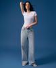 MUSINSA STANDARD WOMAN [Cooltandard] Women'S Wide Denim Pants [Light Indigo]