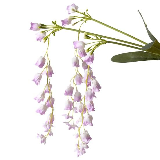 42,5" Langer Maiglöckchen-Stiel Künstliche Hängende Maiglöckchen-Blumen-Girlande für Hohe Vase Hochzeitsveranstaltung Veranda Gartenraum Hintergrunddekoration