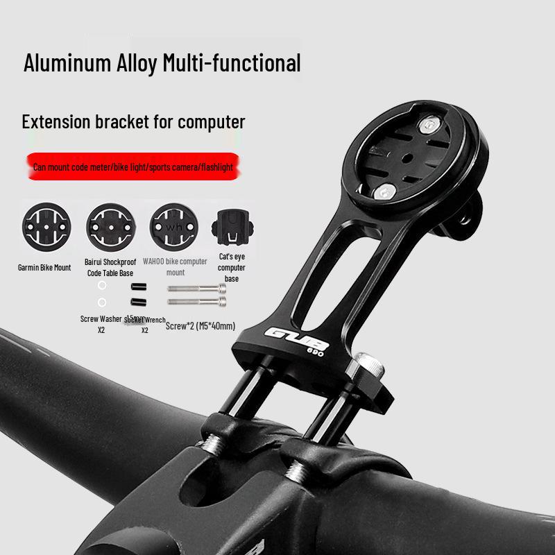 GUB 690 Aluminum Bike Computer & Flashlight Mount Standard Stem