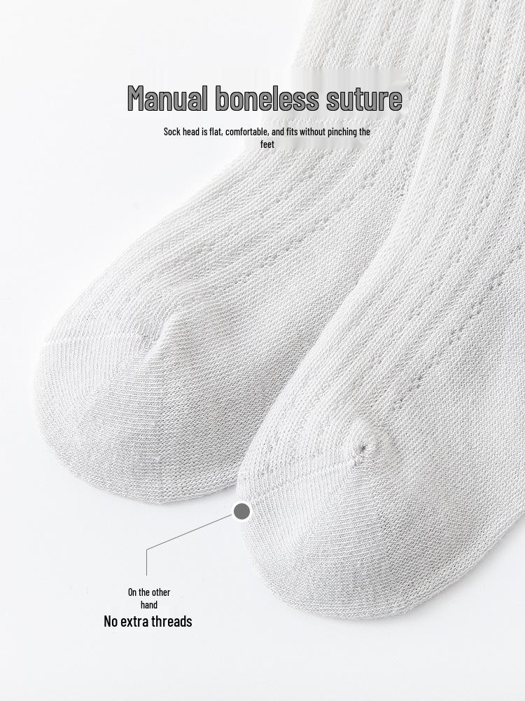 Girls' Seamless Mesh Baby Tights for Spring & Summer