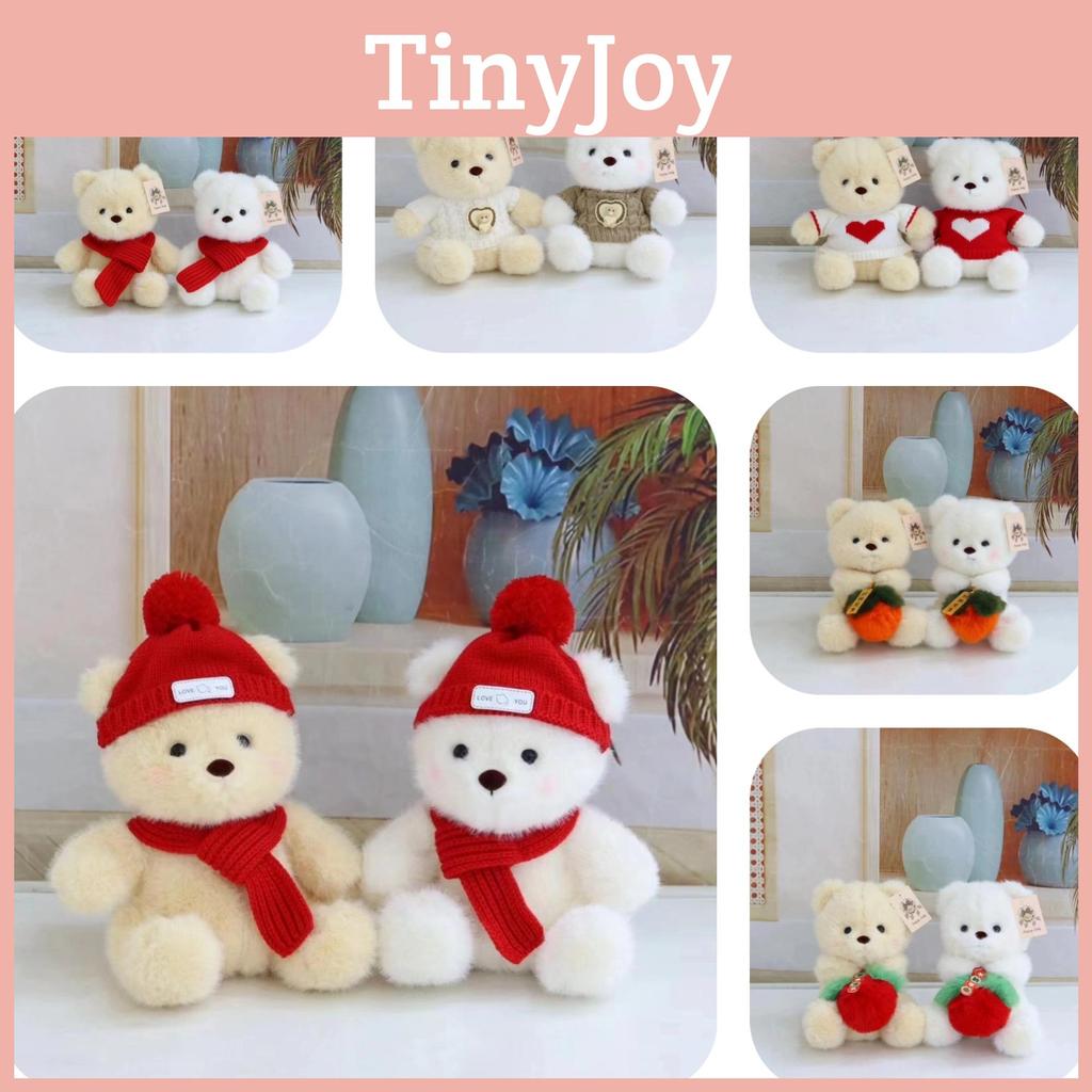 Bear Scarf Teddy Plush Toys Cartoon Stuffed Dolls Room Decorations Kid Xmas Gift