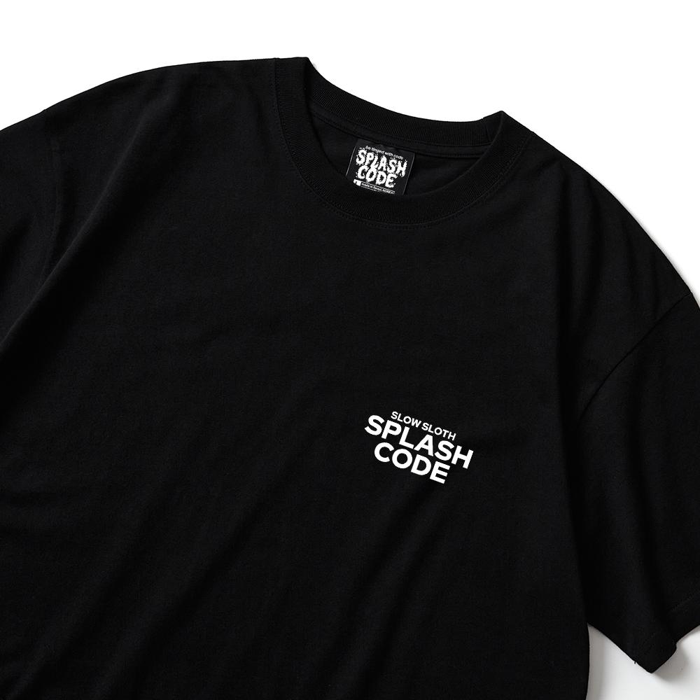 Seupeullaesikodeu Black Short Sleeve T-Shirt - Sloth