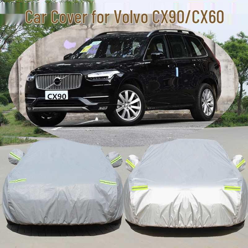 

Автомобильный чехол Volvo XC60/XC90 SUV для защиты от солнца, дождя, жары, снега и мороза XC60 (Classic Thickened - Aluminum Film Silver)