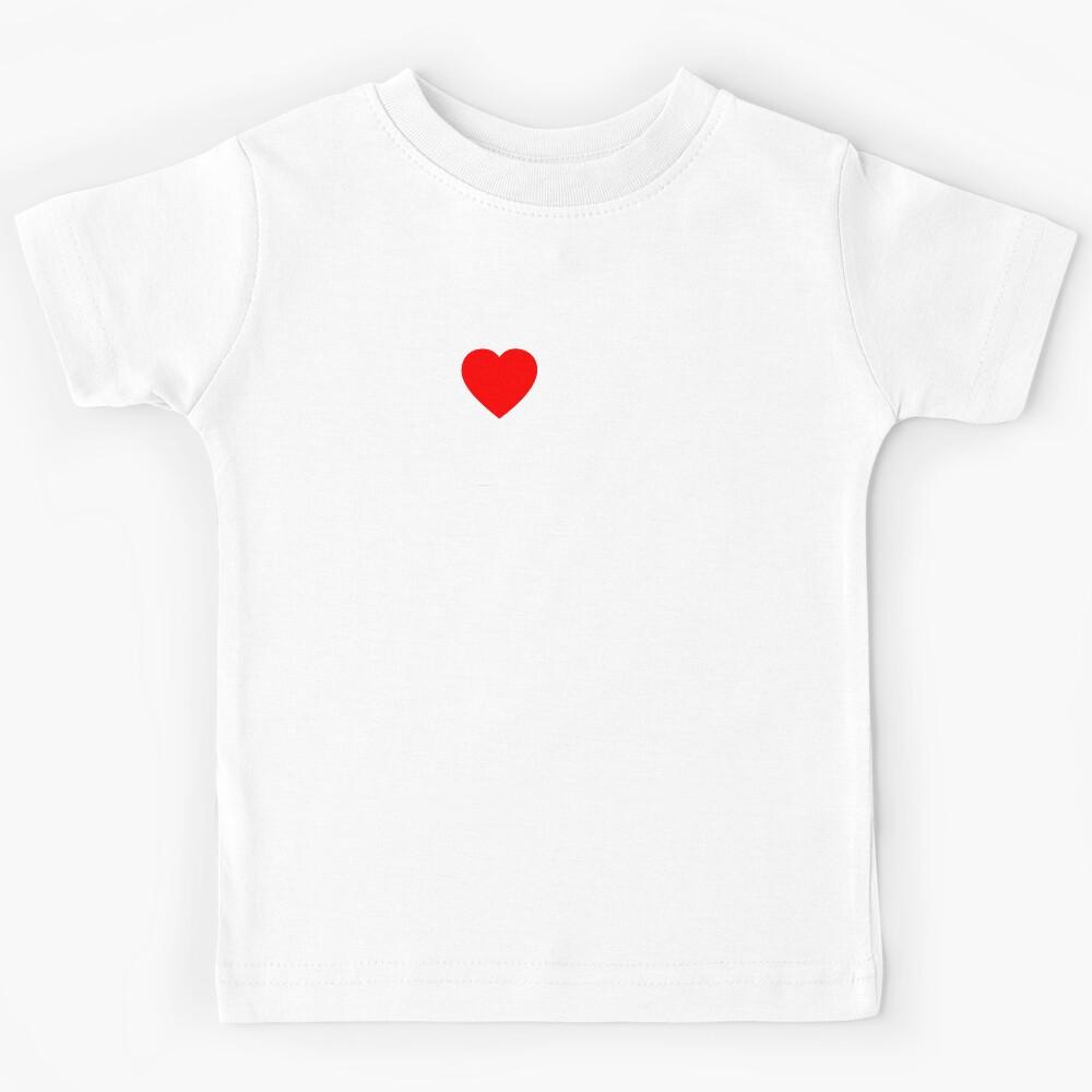 I Love My GSD German Shepherd Heart Dog Gift Kids T-Shirt 160