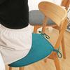 Thickened D-Shape Corduroy Seat Cushion For Dining Chairs,Classic Style,All-Season Comfort, Sewn Seam Closure, Multipurpose Use