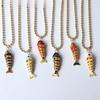 Goldfish Nylon Rope Necklace Ethnic Style Ocean Series  Necklace  Decoration