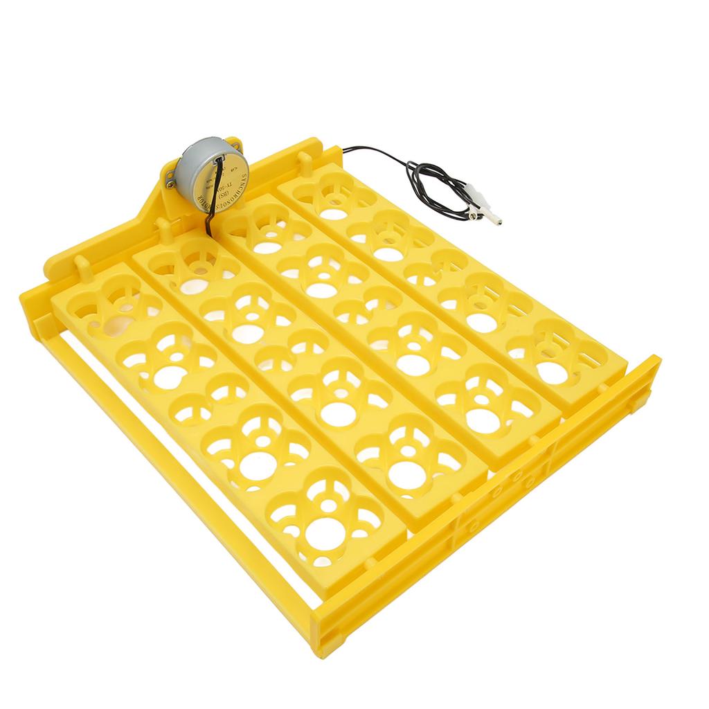 Egg Turning Tray Multifunction Automatic Egg Turner Incubator Tray for 16 Duck Eggs 16 Eggs 72 Quail Eggs Incubation