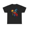Unisex Adult T Shirt Ladybug Wizard Magic Pop Art Retro