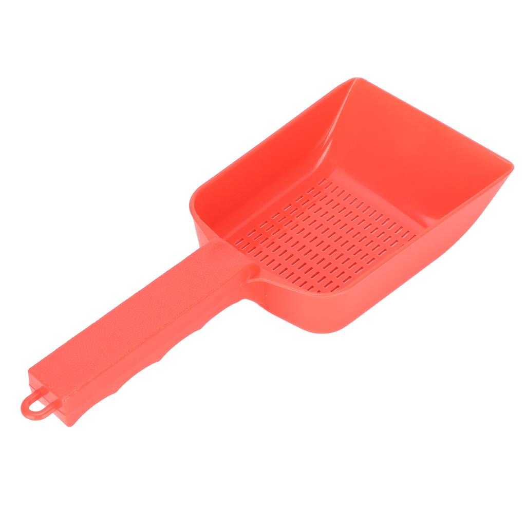 Gravel Sand Shovel Aquarium Sand Scooper Fish Tank Cleaning Tool Red for Home Garden Pool