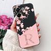 For Tecno Spark 30 5G KL8 Case Fashion Flowers Crown Luxury A-Z Letters Silicone Shockproof Cover For Techno Spark 30 5G Funda