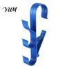 Easy Install Pool Side Storage Pole Hanger, Above Ground Hook, Heavy Duty Hanger Tool Holder for Skimmer, Vacuum Cleaning Tools, Fits Round Top Rails