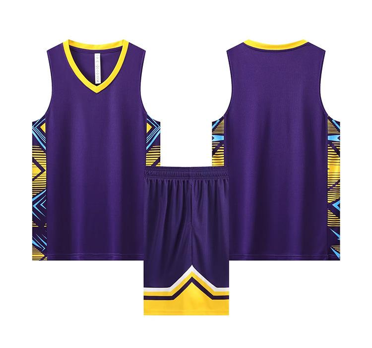 New Basketball Jersey Set Men'S Adult Children'S Game Jersey Training Jersey Vest Jersey Sportswear Summer Clothing