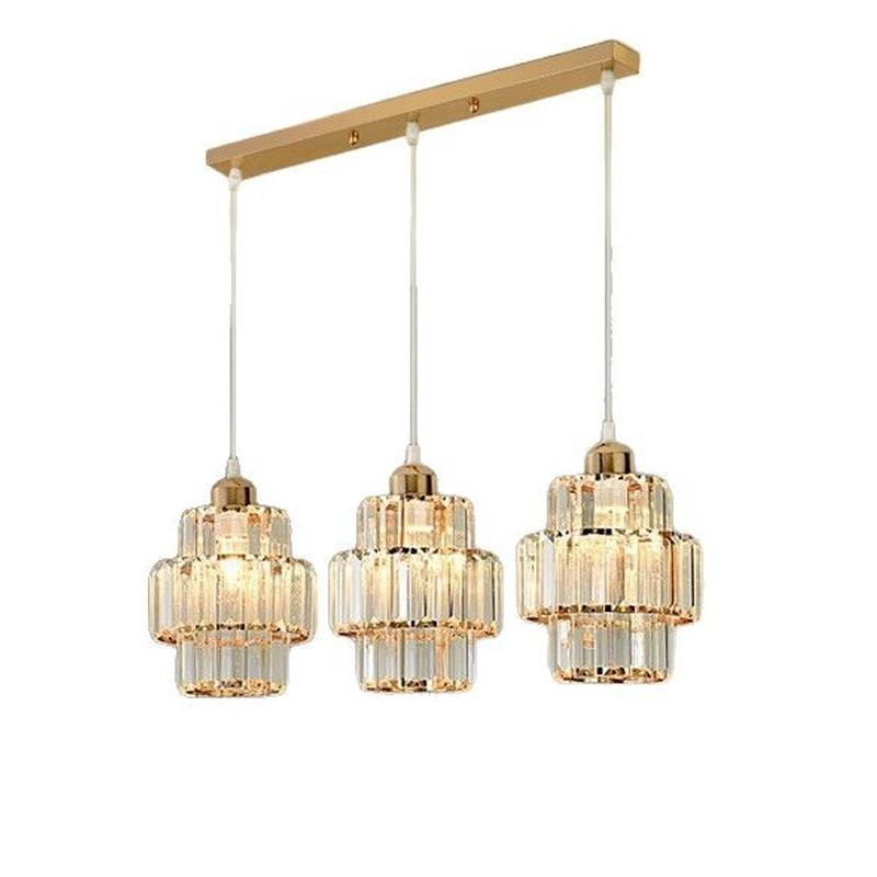 Crystal Ceiling Light Corridor Ceiling Lamp Luxury Balcony Aisle Foyer Kitchen Ceiling Pendant Light Hanging Chandelier Crystal
