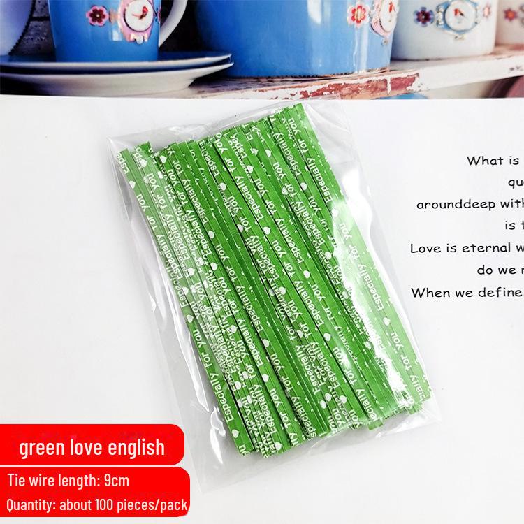 Multicolor Lollipop Tie Wire for Sealing Biscuit and Pastry Bags