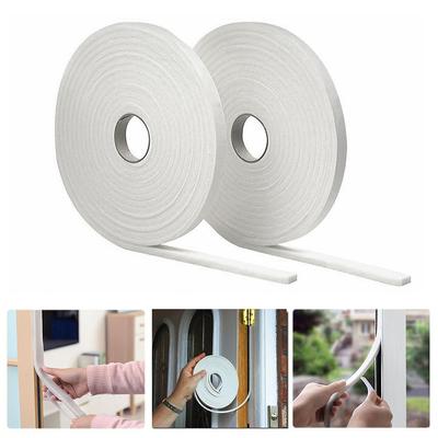 Double-sided Soundproof Anti Collision Door Sealing Tape EVA Foam Draught Excluder Seal Strip