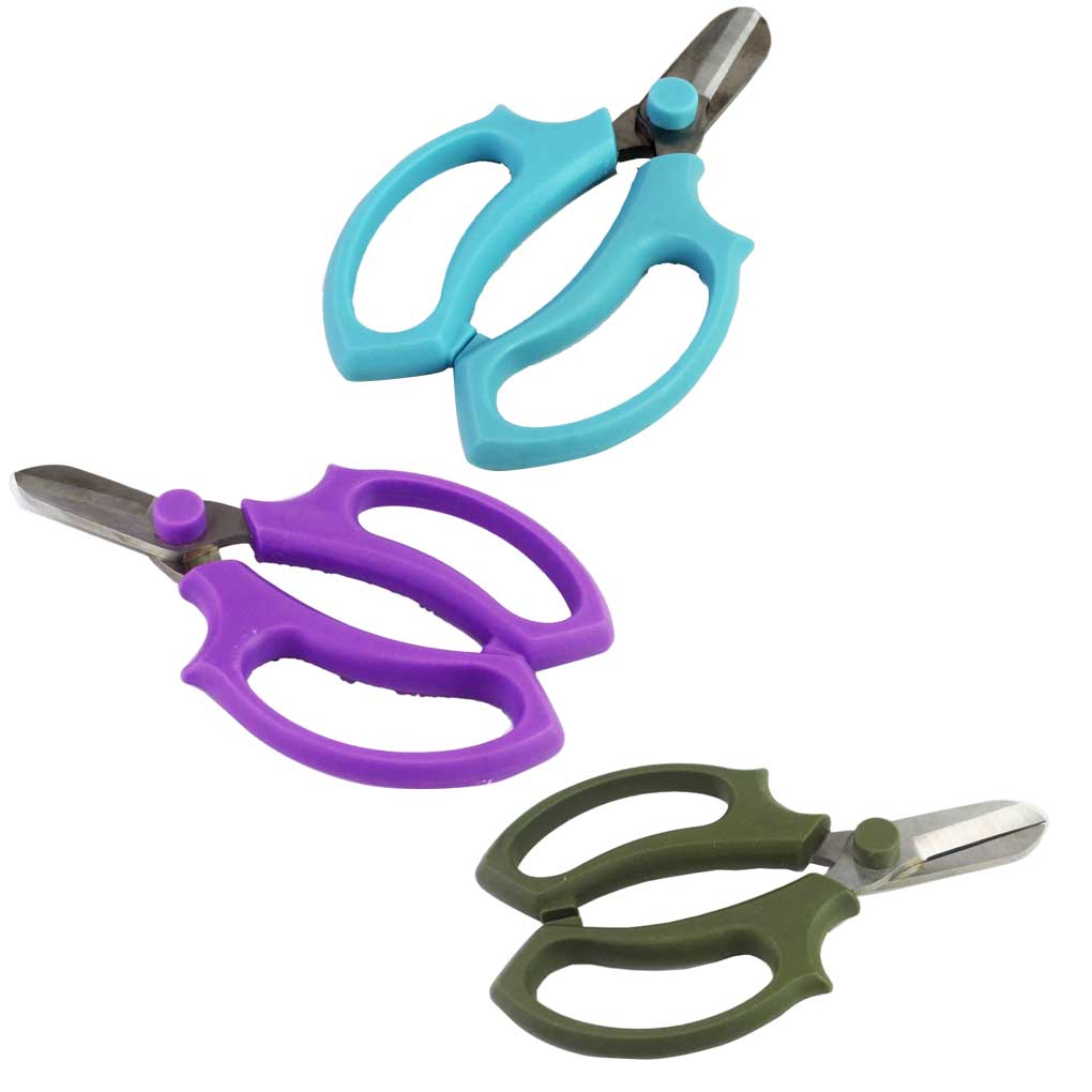 Scissors Herbs Garden Tool Florist Plastic Flower Shears Stem Leaf Removing Burrs Cut Tools Supplies Cleaner Shop