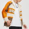 Li Ning Badfive Sports Basketball Series Logo Print Color Block Lockerer Sportlicher Hoodie Herrenjacken Gelb AFDR371-2